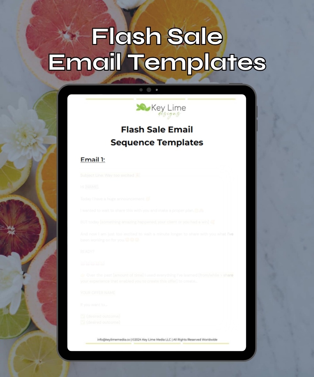 Sneak peek of Flash Sale Email Templates for an Effortless Launch