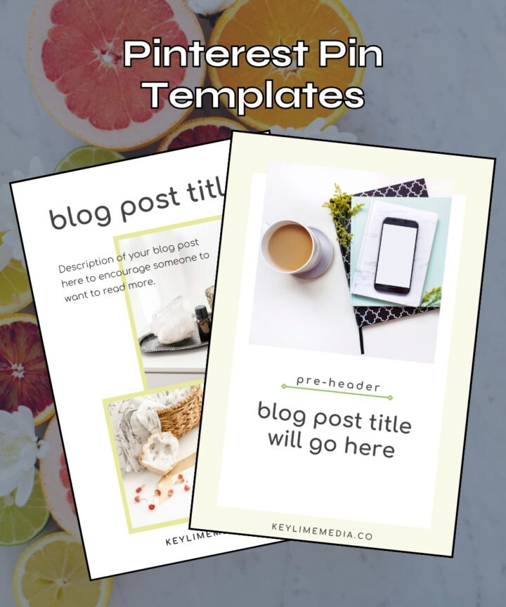 Preview of Pinterest Pin Templates