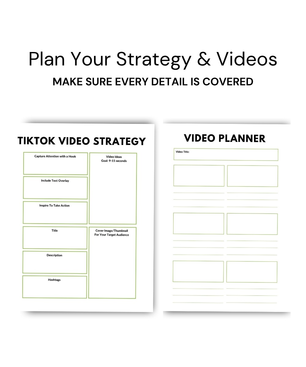 TikTok Guide & Content Planner - Image 2